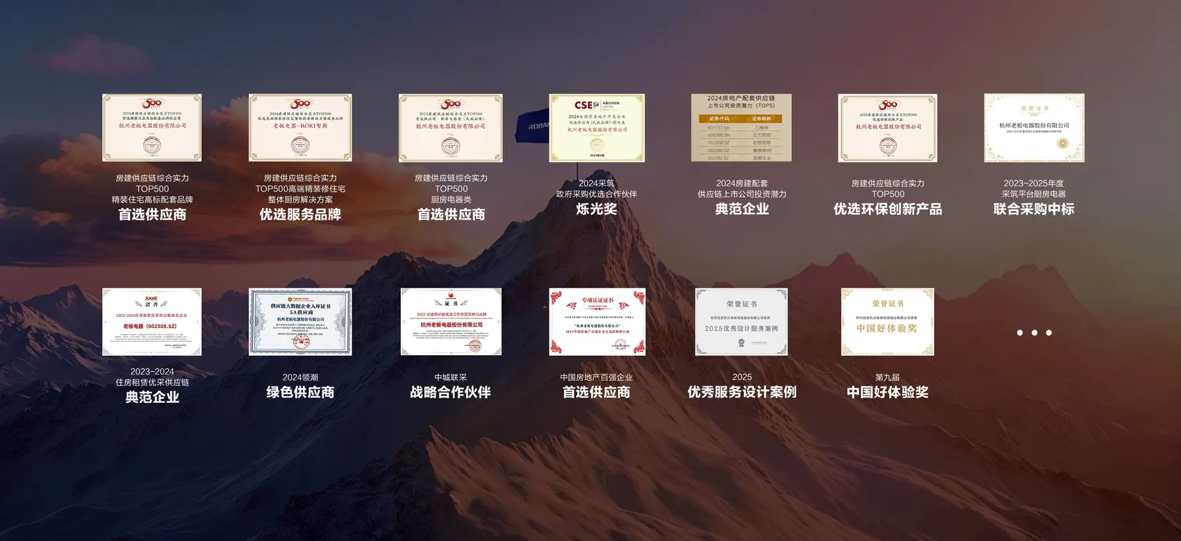 行业认可